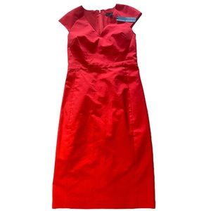 NWT Banana Republic Red Evening Formal Cocktail Dress